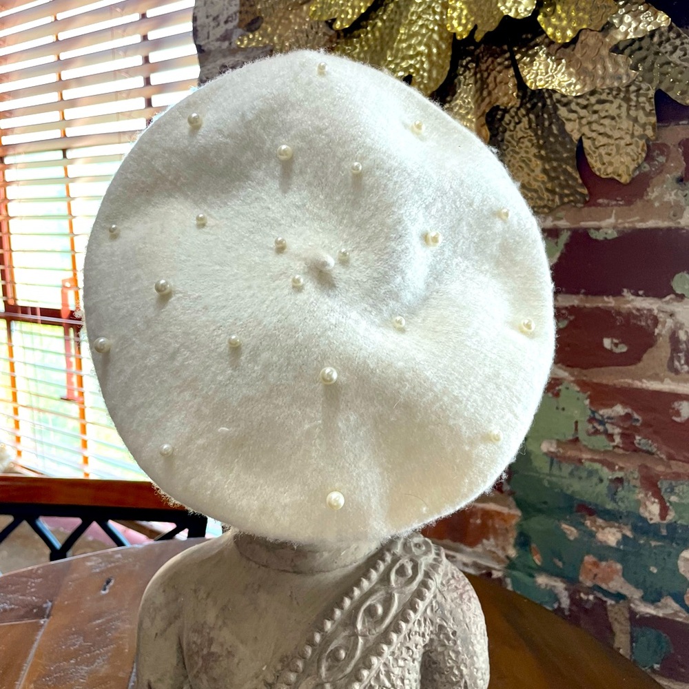 Cream hat